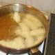 Deep frying potato skins
