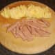 Chpped Spam and omelette