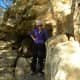 My 73 year old mother rock climbing at Barton Creek Twin Creek Tails, Austin TX