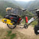 Surly Big Dummy fully loaded. Example of a long/cargo bicycle.