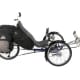 A recumbent 3 wheel (trike) loaded