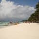 The famous white beach of Boracay.