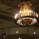 Some of the beautiful lighting at the venue in the foyer where Boscov's Berks Jazz Fest was held.