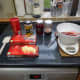 All the ingredients laid out on the work surface and ready