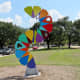 Sculpture #3, Where Art Meets Science by Fariba Abedin on the “Obstacle Art Path”