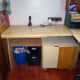 Shelves emptied, and ready for making the modifications to under desk storage