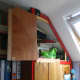 New cupboard folding door fitted and in open position