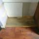 New laminate flooring laid, and joined to existing with a metal floor strip