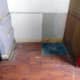 Repairs to the floor also meant repairs to part of the alcove's skirting board