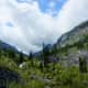 Blodgett Canyon and Blodgett Creek run 12 miles to Blodgett Lake.