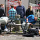 Heroin users will pass-out (known as gouching) when either siting or standing up.