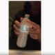 Home-made pipe made from a plastic bottle