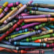 Crayons or paints with color