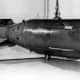 First image of the Little Boy model bomb casing ever released by the US government, 1960.