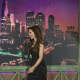 Kate Beckinsale visits the Late Show in Dec. 2008 wearing towering high heels and a hot little black number