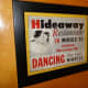 The retro bar ad this is our inspiration & theme for our camper - the "Holiday Hideaway."
