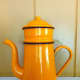 More great enamelware in a fantastic color.