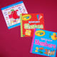 Childrens's books for shapes, colors, and numbers