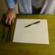 Write the message you want to disappear with a friction pen.