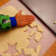 Use cookie cutters to cut out special shapes.