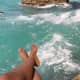 Sitting on the Negril Cliffs at Xtabi Resort offers the best view of the ocean.