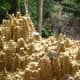 Miniature cities in the eroded soil
