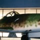 The Me-262, the "running fox" emblem indicated JG7, the Luftwaffe's most successful jet unit.