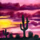 Sunset painting