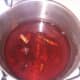 Put the pot on high heat until you reach a rolling boil, them put on low to simmer.