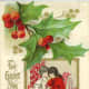New Year Cards: Holly and children