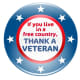 Veterans Day clip art "If you live in a free country, thank a veteran"