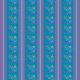 Starburst and stripes scrapbook paper design -- teal background