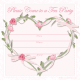 heart and roses