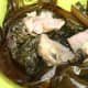 Lau Lau (pork, butter fish and taro leaves)