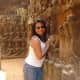 My Wife In a Temple at Angkor Wat Cambodia Srok Khmer