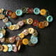 Glasses chain made from vintage buttons by MRSButtons. See the link below for her Etsy shop.