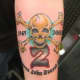 R.I.P. Tattoo With Skull and Crossbones
