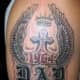 R.I.P. Tattoo With Christian Symbols