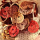 BULLION STITCH HEARTSby Elena Fedotova