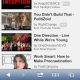 Tap the right-pointing arrow along the top of the screen on the iPad and the bottom of the screen on other devices.