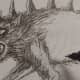 Ink more fur around the top half of the Demon Dogs body.