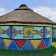 Ndebele house, South Africa