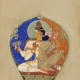 Bengal School Indian Painting -Ardhanarishvara