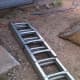 The ladder sections come in a bundle-- a short one for the first ring, and longer ones for the main body of the bin.