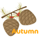 pine cones free clip art: Autumn