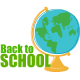 Back to school clip art: globe