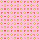 Baby scrapbook paper: pink with flowers and hearts -- small size