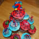 Spiderman Cupcake Tree