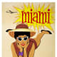 Miami vintage travel poster