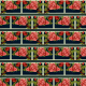 Free vintage red and pink roses scrapbook paper